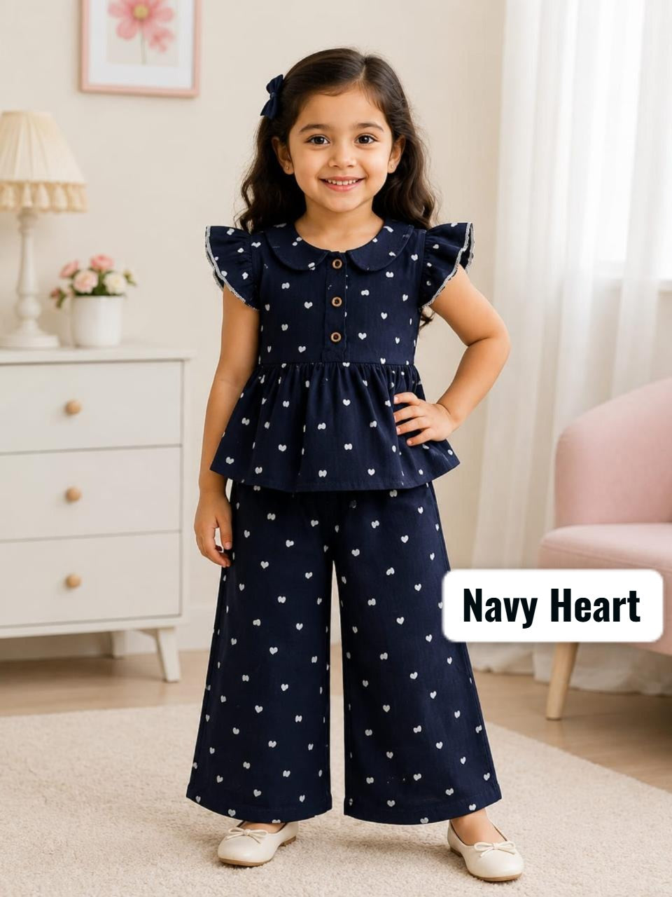 Muslin Peplum Coords for 2yrs to 5yrs