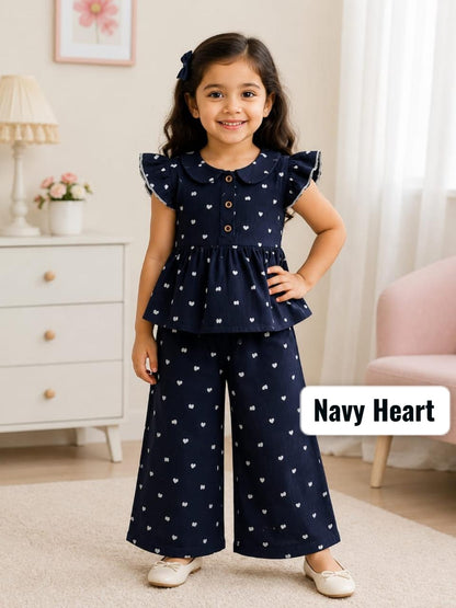 Muslin Peplum Coords for 2yrs to 5yrs