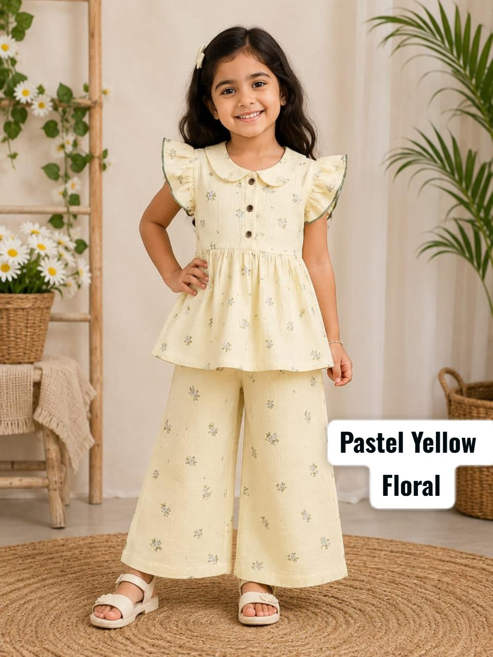Muslin Peplum Coords for 2yrs to 5yrs