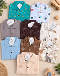 Collared Muslin Pant Sets for 2yrs to 5yrs, Comfy and Classy