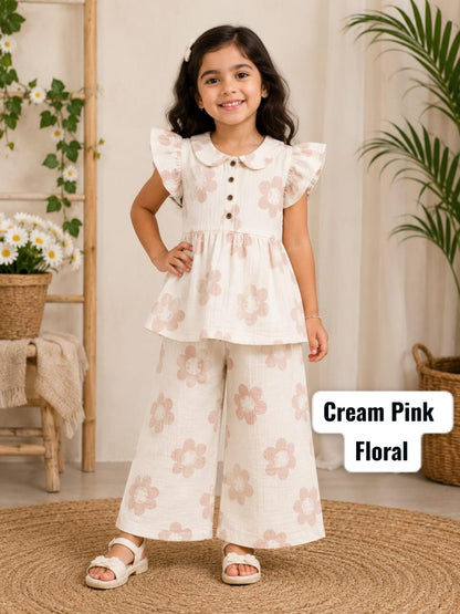 Muslin Peplum Coords for 2yrs to 5yrs