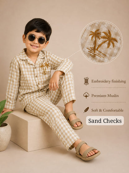 Premium Muslin Embroidered Pant Sets for 2-7yrs