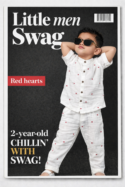Boys Muslin full pant cords