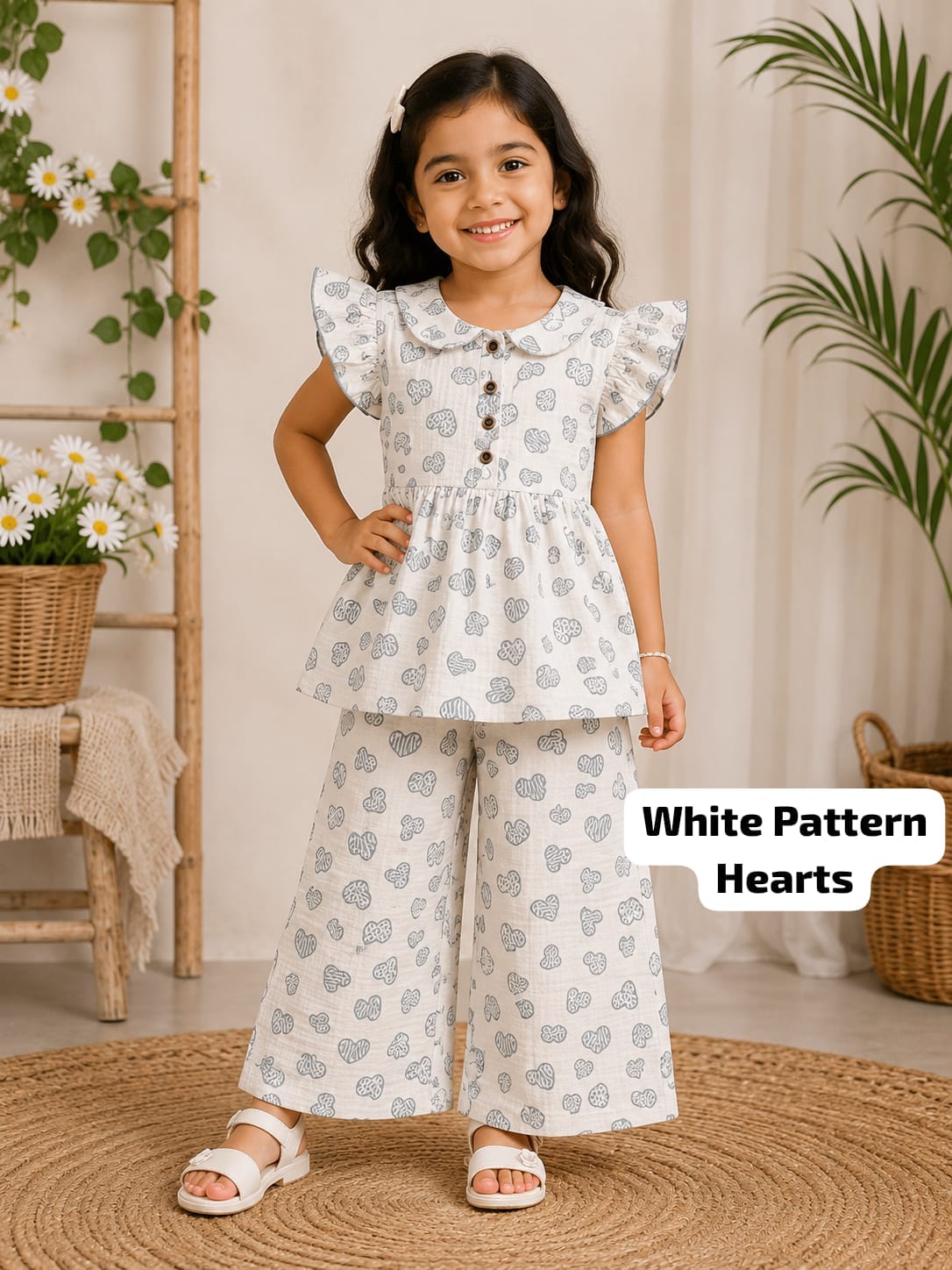Muslin Peplum Coords for 2yrs to 5yrs