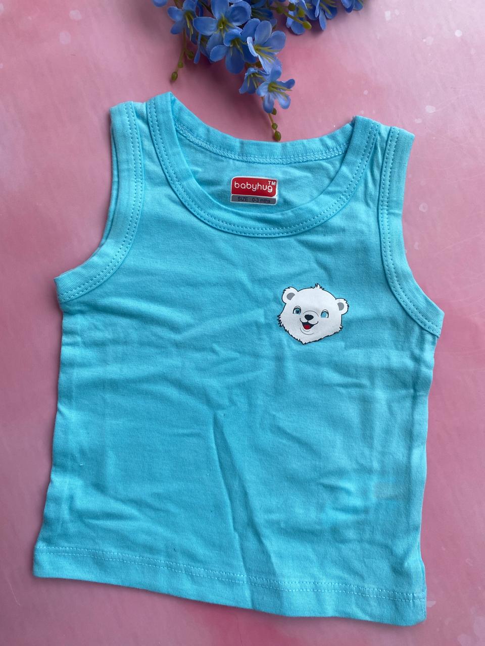 Sleeveless T-Shirts (0-6 Months) – Unisex