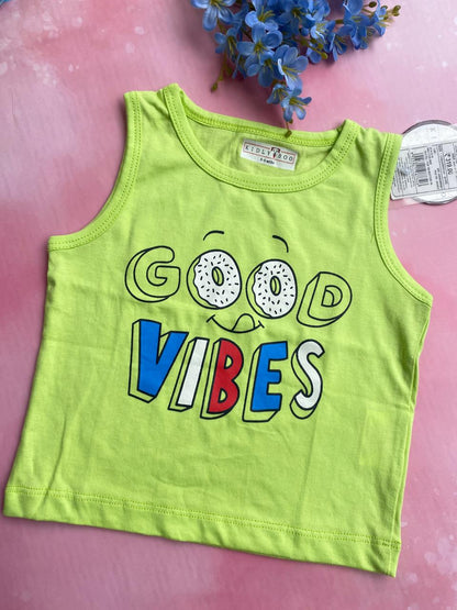 Sleeveless T-Shirts (0-6 Months) – Unisex