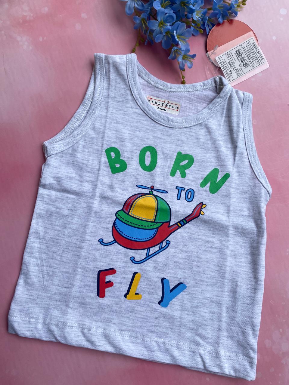Sleeveless T-Shirts (0-6 Months) – Unisex