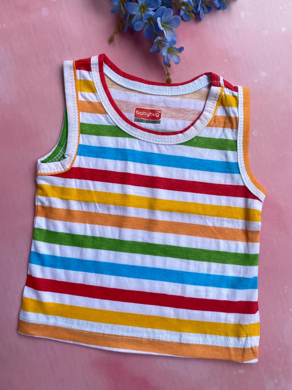 Sleeveless T-Shirts (0-6 Months) – Unisex