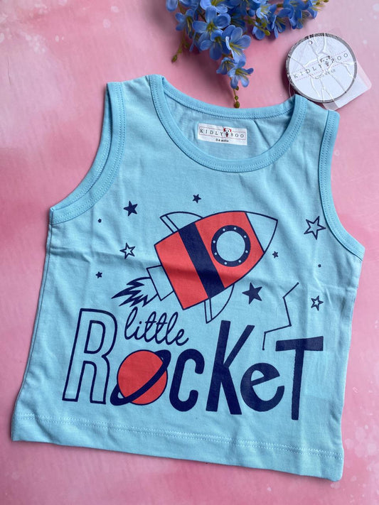 Sleeveless T-Shirts (0-6 Months) – Unisex