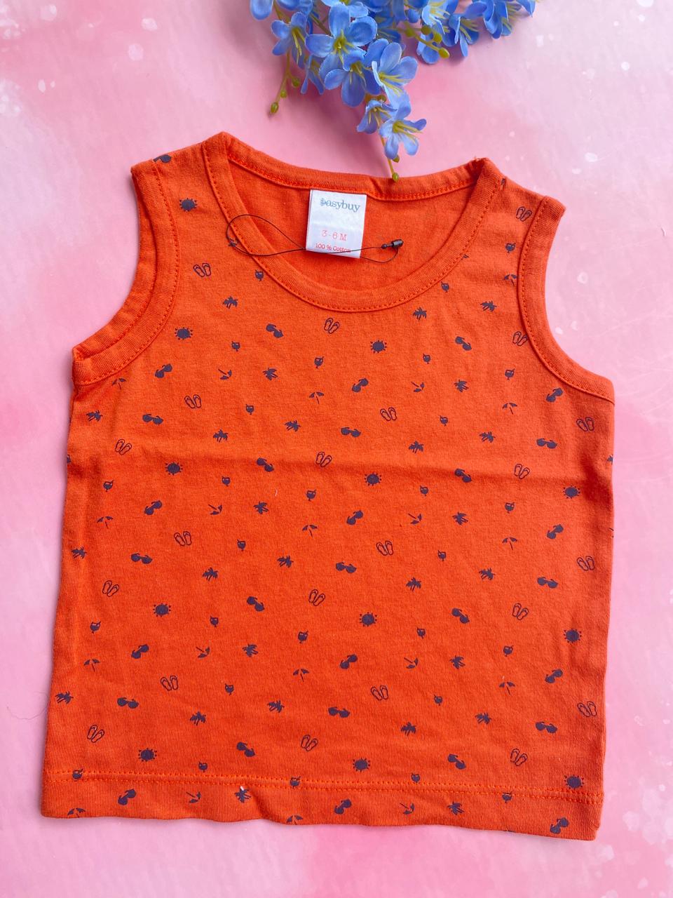Sleeveless T-Shirts (0-6 Months) – Unisex