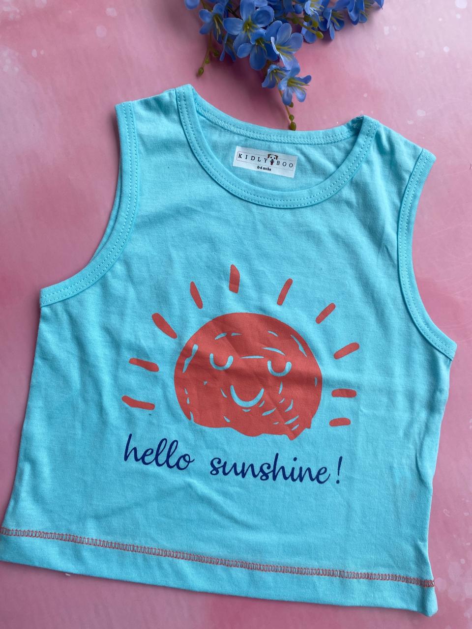 Sleeveless T-Shirts (0-6 Months) – Unisex