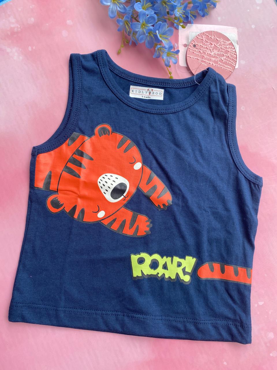 Sleeveless T-Shirts (0-6 Months) – Unisex